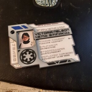 Star Wars Imperial Id Card
